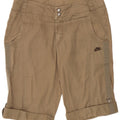Nike Bermuda Shorts til kvinder UK 12 Medium W30 L12 Khaki