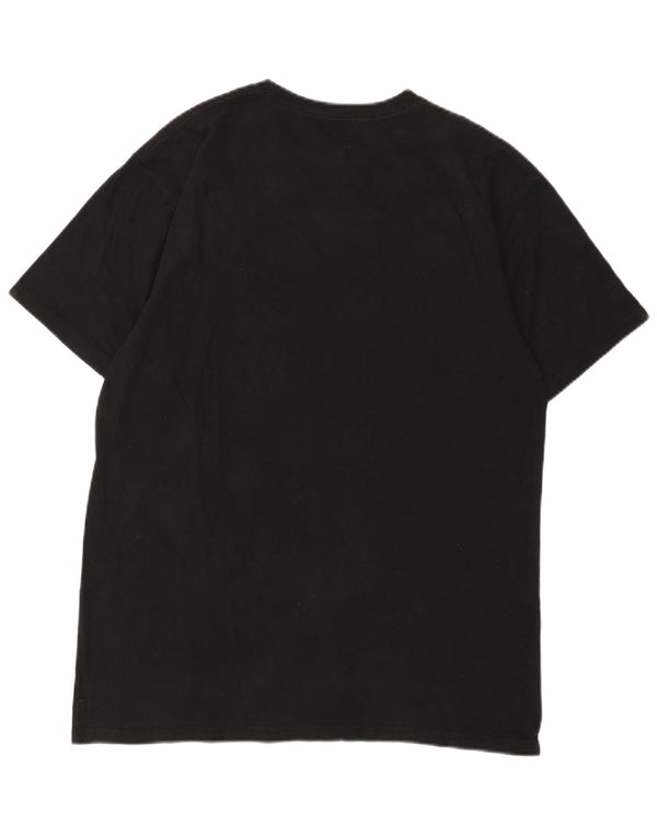 Hard Rock Cafe Herre Prag Grafisk T-Shirt Top Stor Sort Bomuld