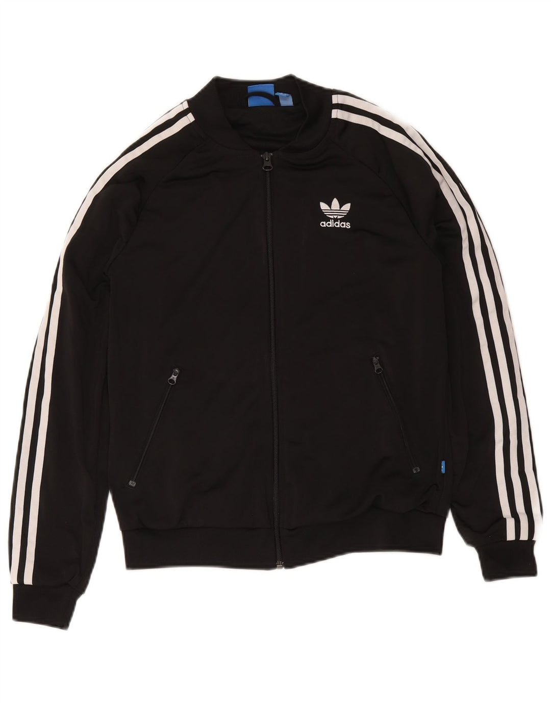 Adidas Grafisk træningsdragt topjakke til kvinder UK 12 Medium Sort