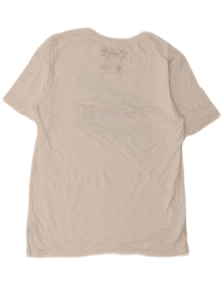 Hurley Herre grafisk T-shirt top lille hvid bomuld