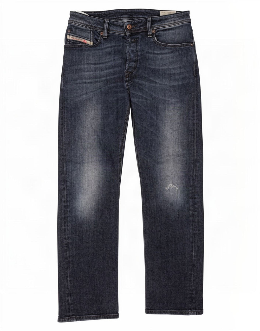 Diesel Womens Waykee Regular Straight Jeans W28 L30 Blue Cotton