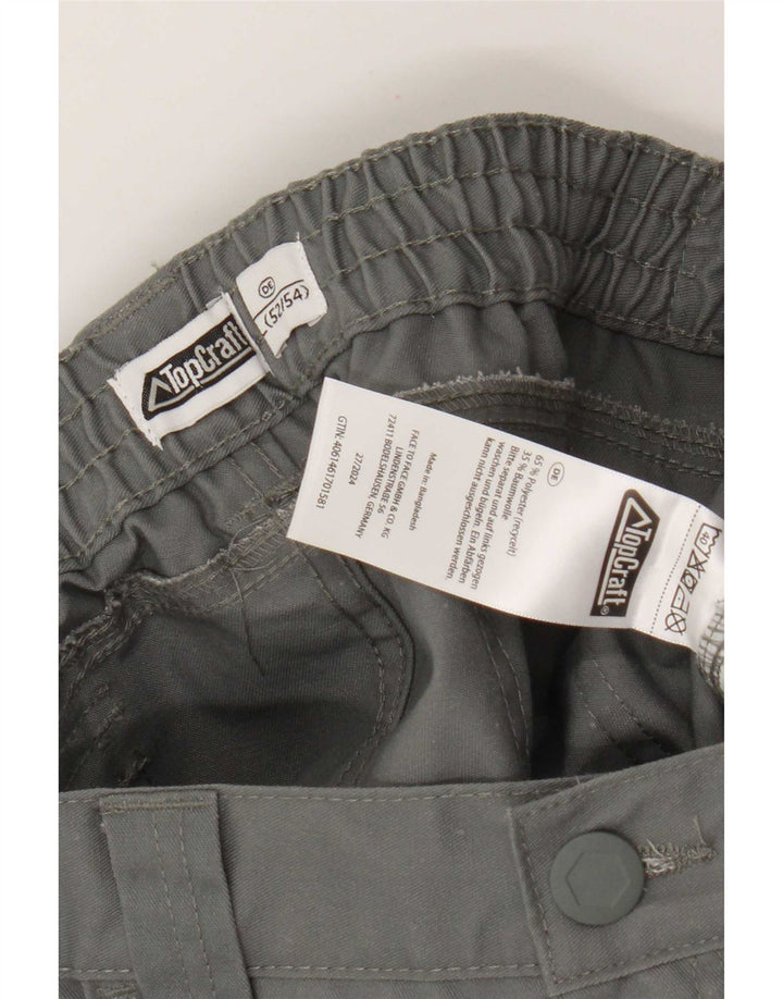 Vintage Herre Cargo Shorts IT 52/54 XL W38 Grå Polyester
