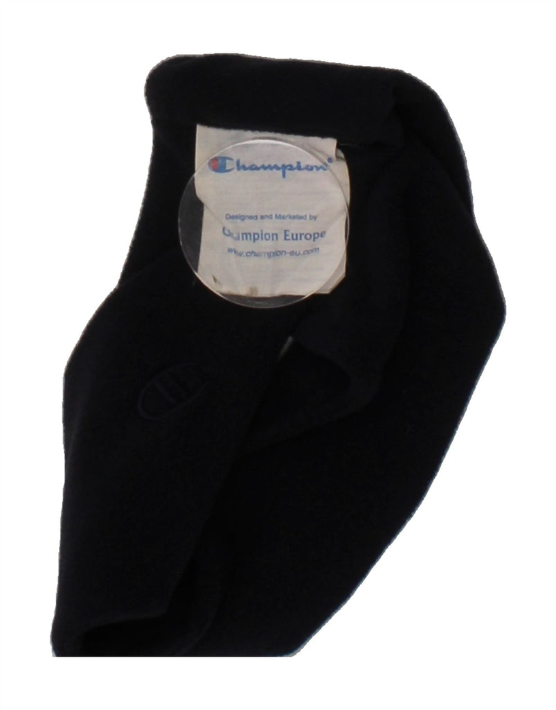 CHAMPION Womens Fleece Headband Hat One Size Navy Blue Polyester Vintage Champion and Second-Hand Champion from Messina Hembry 