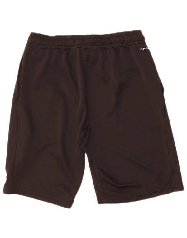 Adidas Boys Aeroready Graphic Sports Shorts 13-14 år Sort polyester