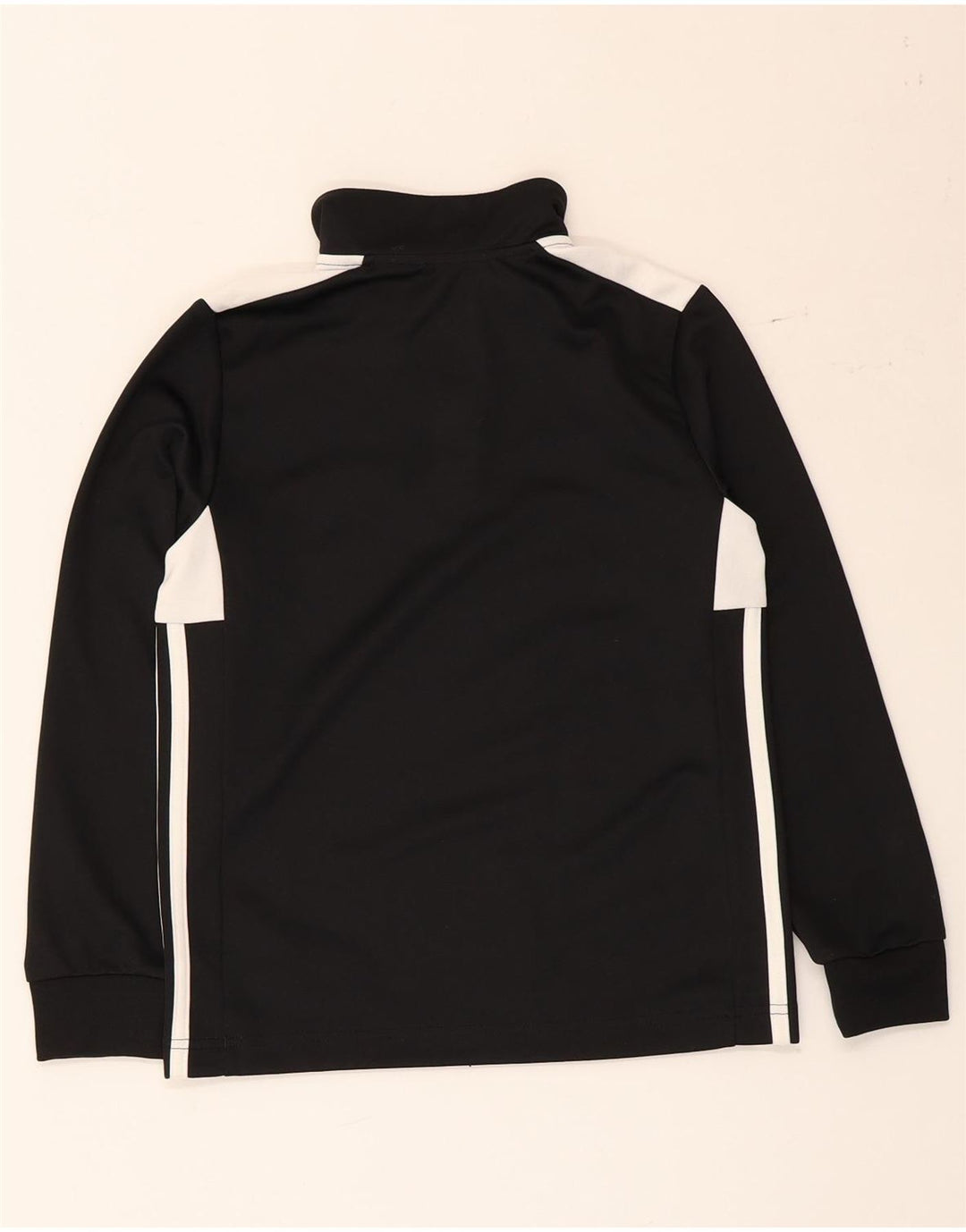 Adidas Boys Climalite Pullover Træningsdragt Top 9-10 år Sort Colourblock