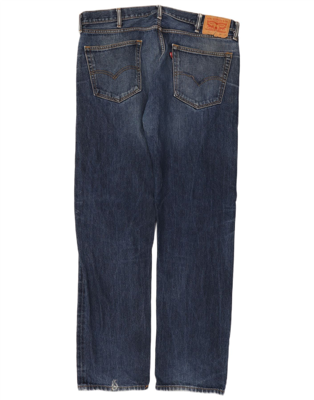 Levi's Herre 505 Straight Jeans W38 L34 Blå Bomuld