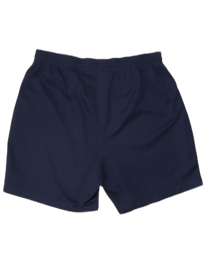 NIKE Mens Sport Shorts  Large  Navy Blue Polyester