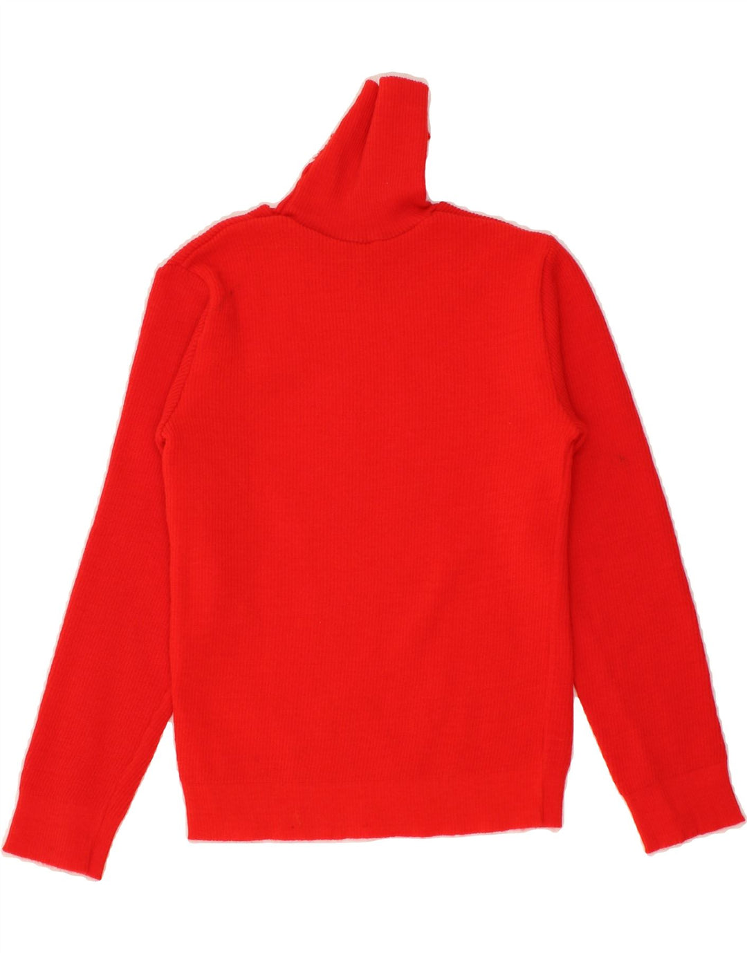 VINTAGE Womens Roll Neck Jumper Sweater UK 8 Small Red Vintage Vintage and Second-Hand Vintage from Messina Hembry 