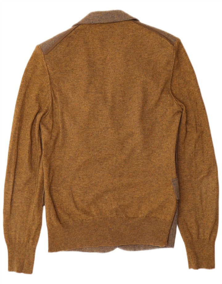 Silvian Heach Damestrik blazerjakke UK 12 Medium Brown Colourblock