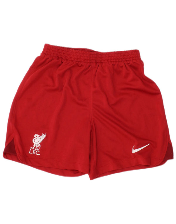 NIKE drenge Liverpool sportsshorts 6-7 år XL Rød polyester