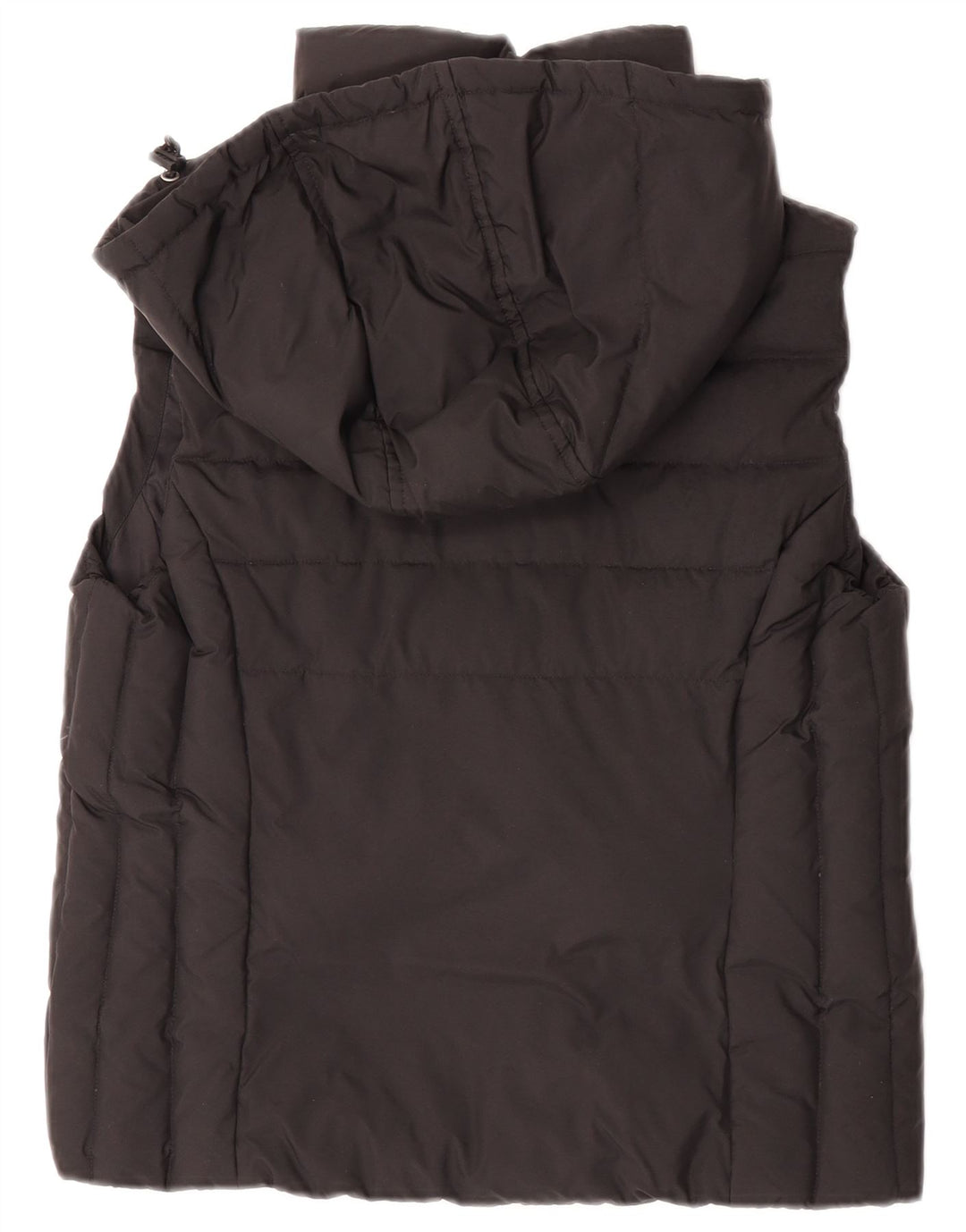 Sergio Tacchini Dame Hætte Polstret Gilet IT 44 Medium Sort