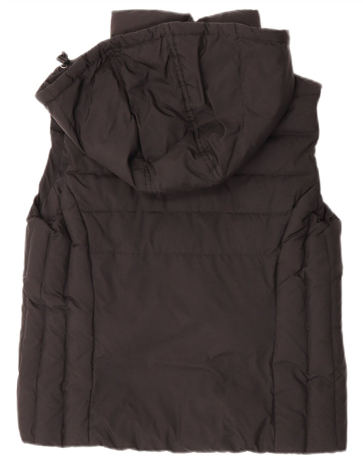 Sergio Tacchini Dame Hætte Polstret Gilet IT 44 Medium Sort