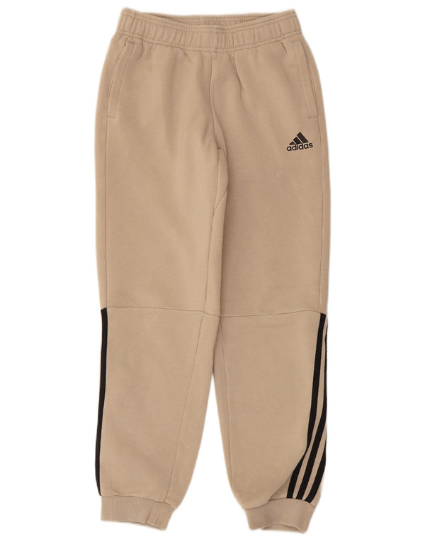 ADIDAS Træningsdragt til drenge Bukser Joggers 11-12 år Beige Bomuld