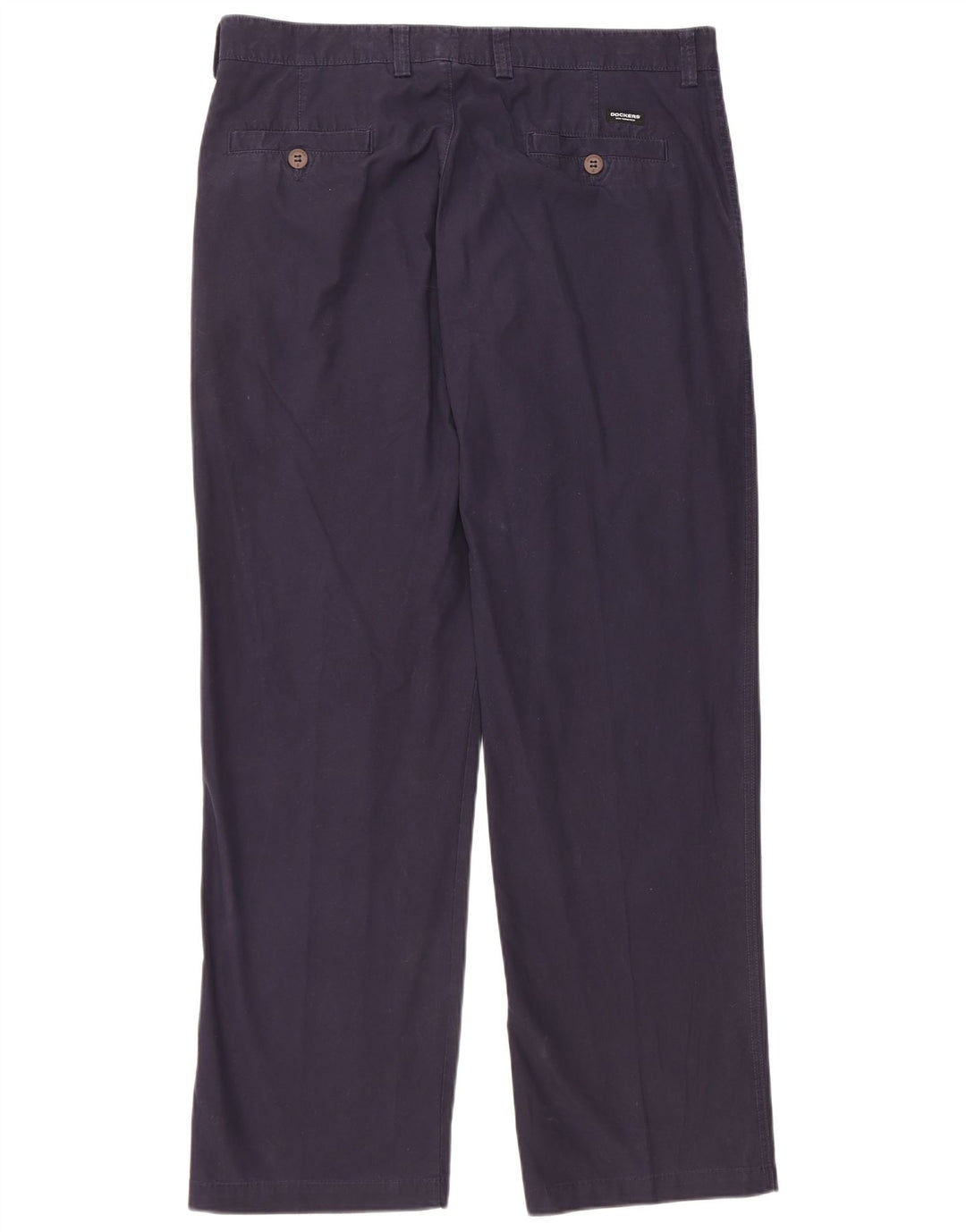 Dockers Dame Regular Fit Chino Bukser W36 L32 Marineblå Bomuld