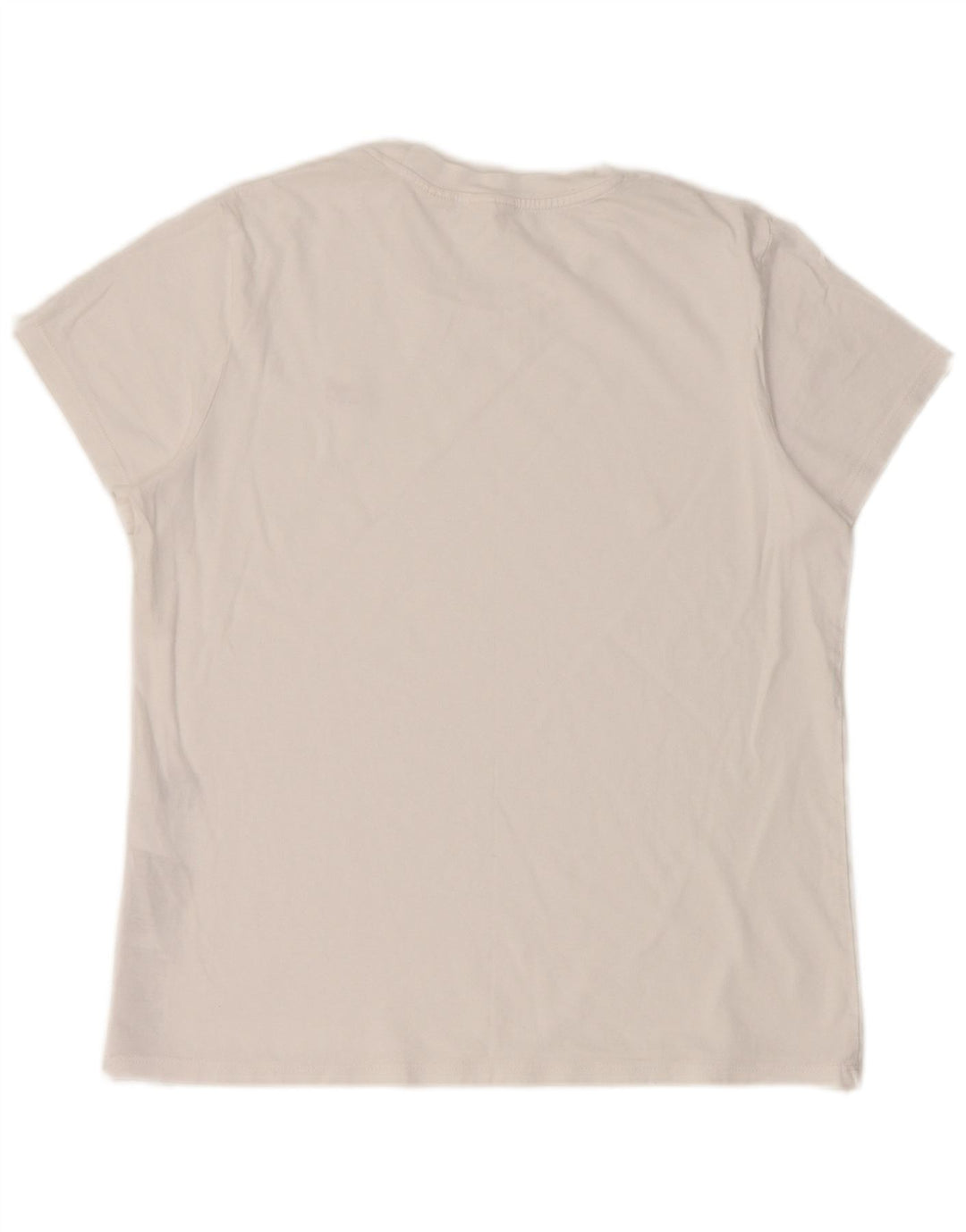 Levi's Dame T-Shirt Top UK 12 Medium Hvid Bomuld