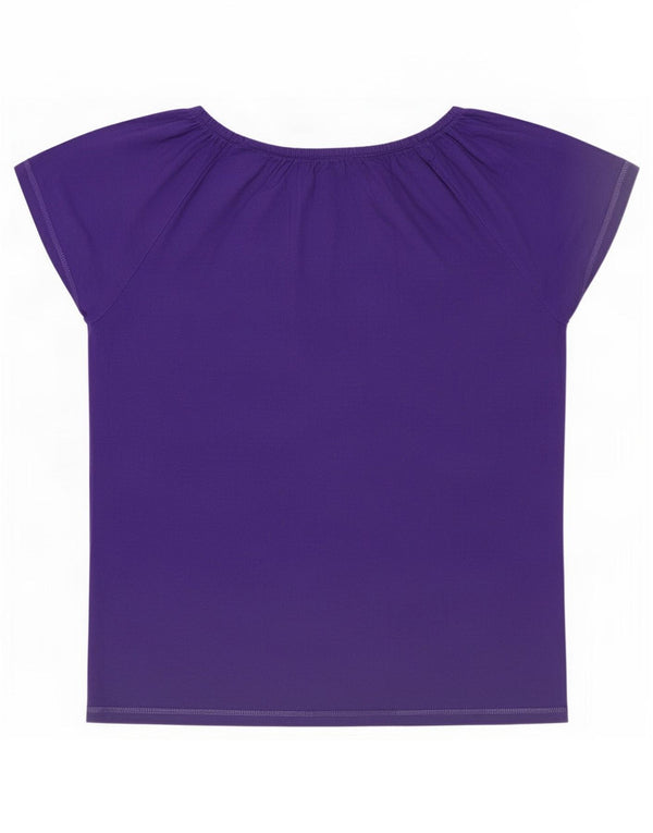M&Co Damebluse Top UK 14 Medium Lilla Viscose