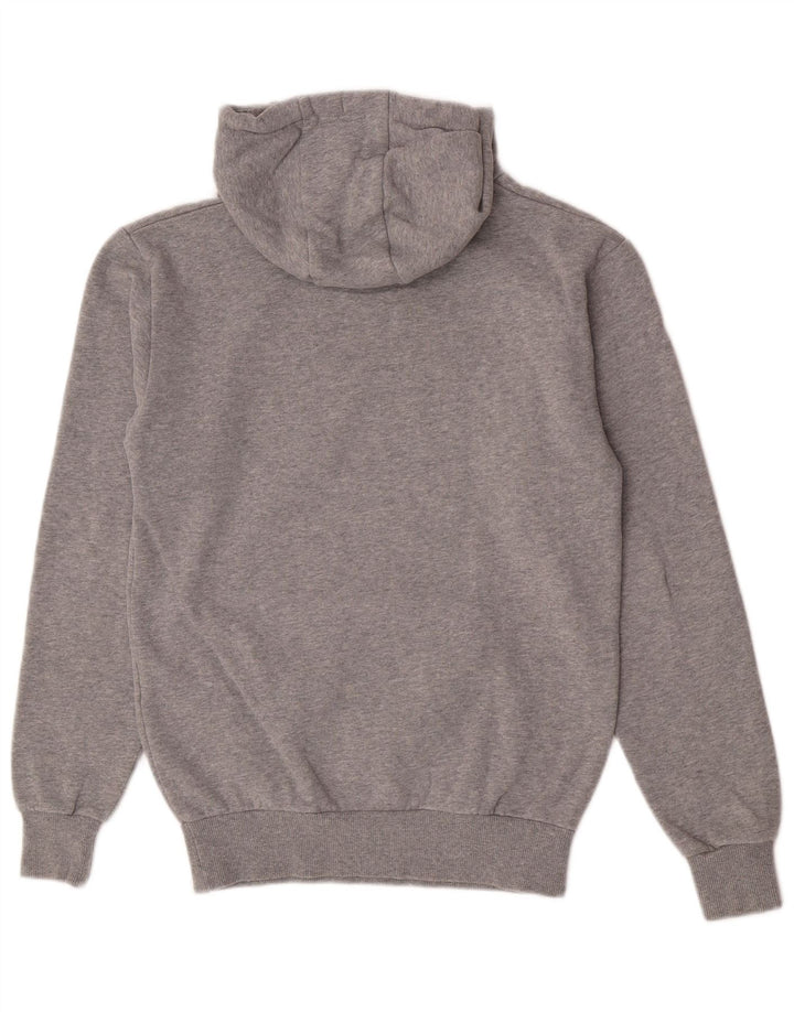 Ellesse Herre Grafisk Regular Fit Hoodie Jumper Lille Grå Bomuld