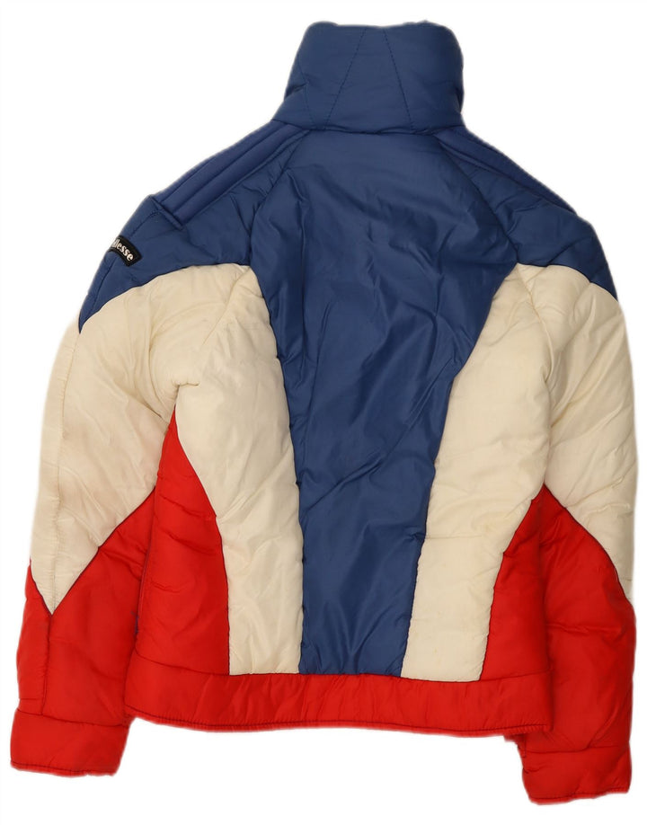 Ellesse Dame Hætte Polstret Jakke IT 42 Medium Flerfarvet Colourblock