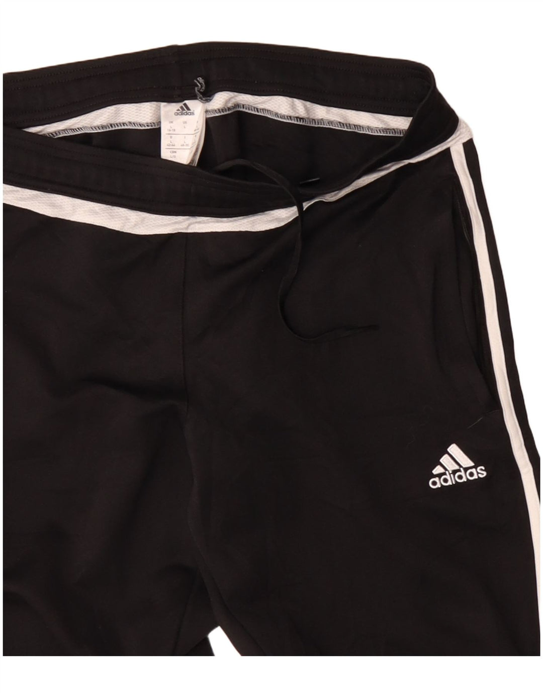ADIDAS Climacool træningsdragtsbukser til kvinder UK 16/18 Stor sort polyester