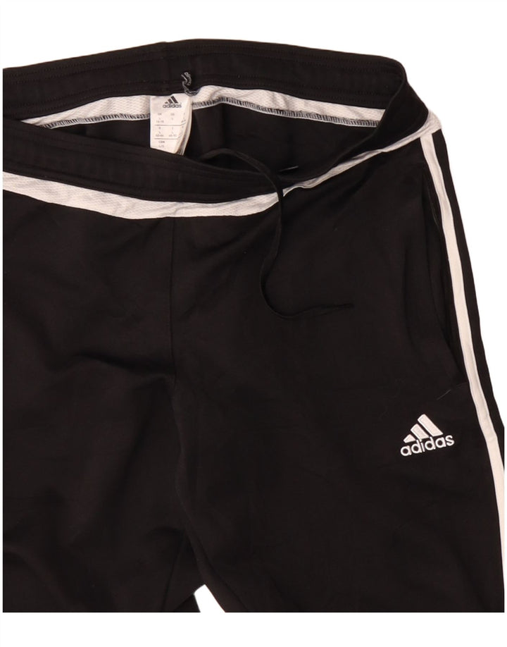 ADIDAS Climacool træningsdragtsbukser til kvinder UK 16/18 Stor sort polyester
