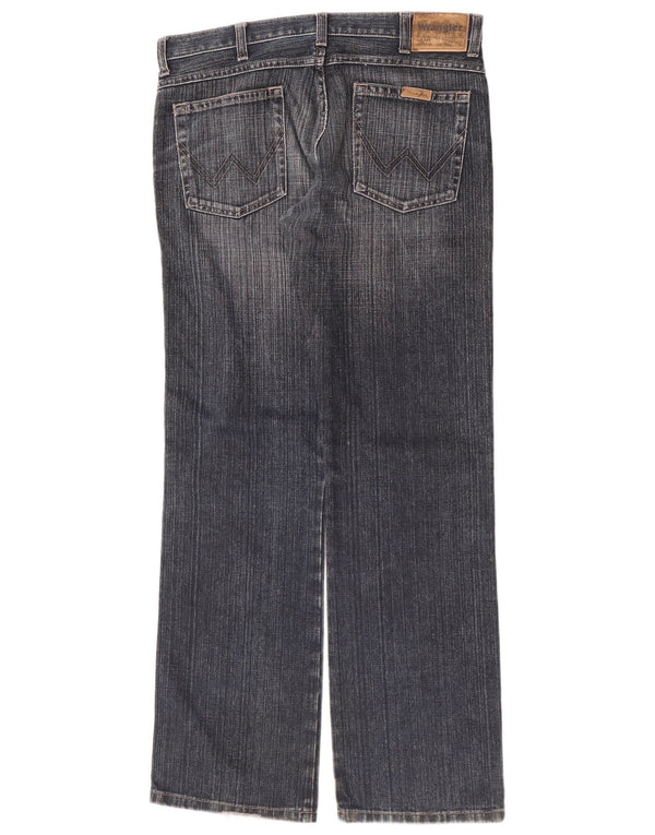 Wrangler Herre Bootcut Jeans W32 L34 Blå Bomuld