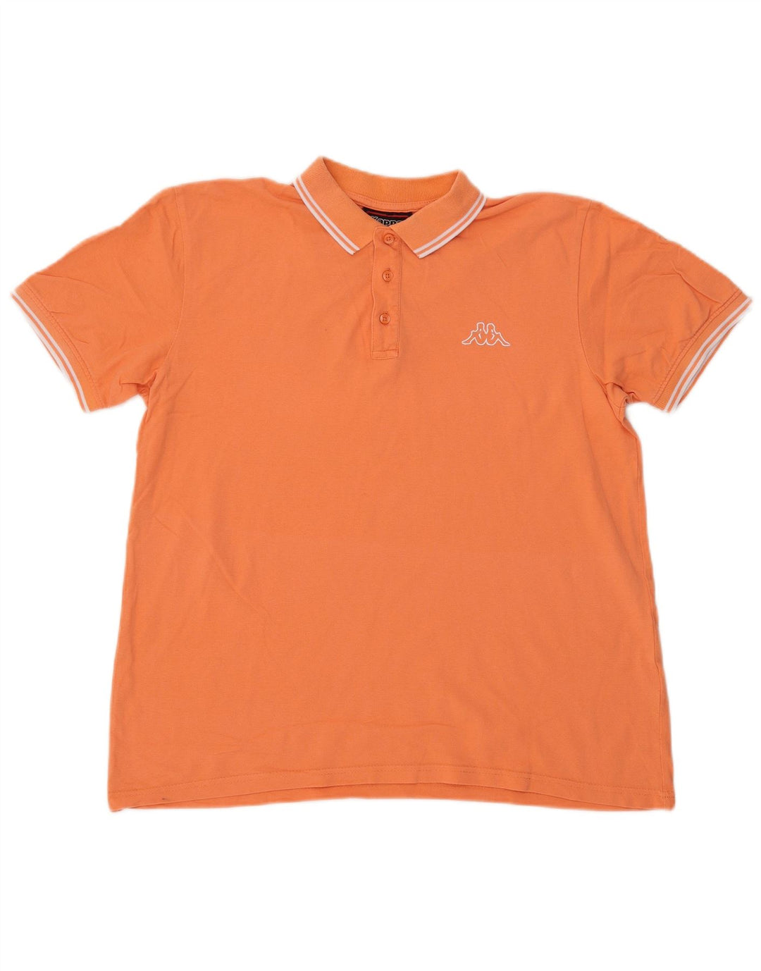 KAPPA herre poloshirt stor orange bomuld