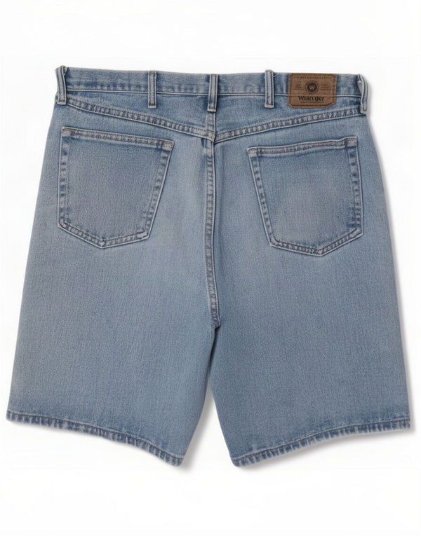 Wrangler Herre Relaxed Fit denimshorts Large W36 Blue Cotton