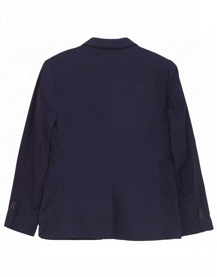 Massimo Dutti Herre 2-knaps blazerjakke EU 54 XL Marineblå Uld