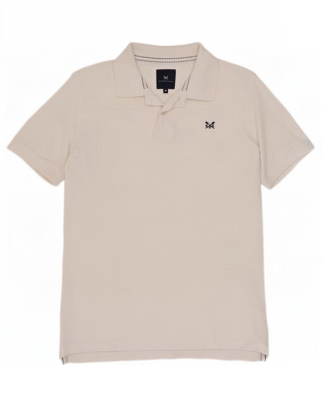 Besætningstøj Herre poloshirt Medium hvid bomuld
