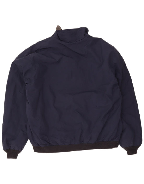 L.L.Bean Bomberjakke til mænd UK 40 Large Navy Blue Polyester