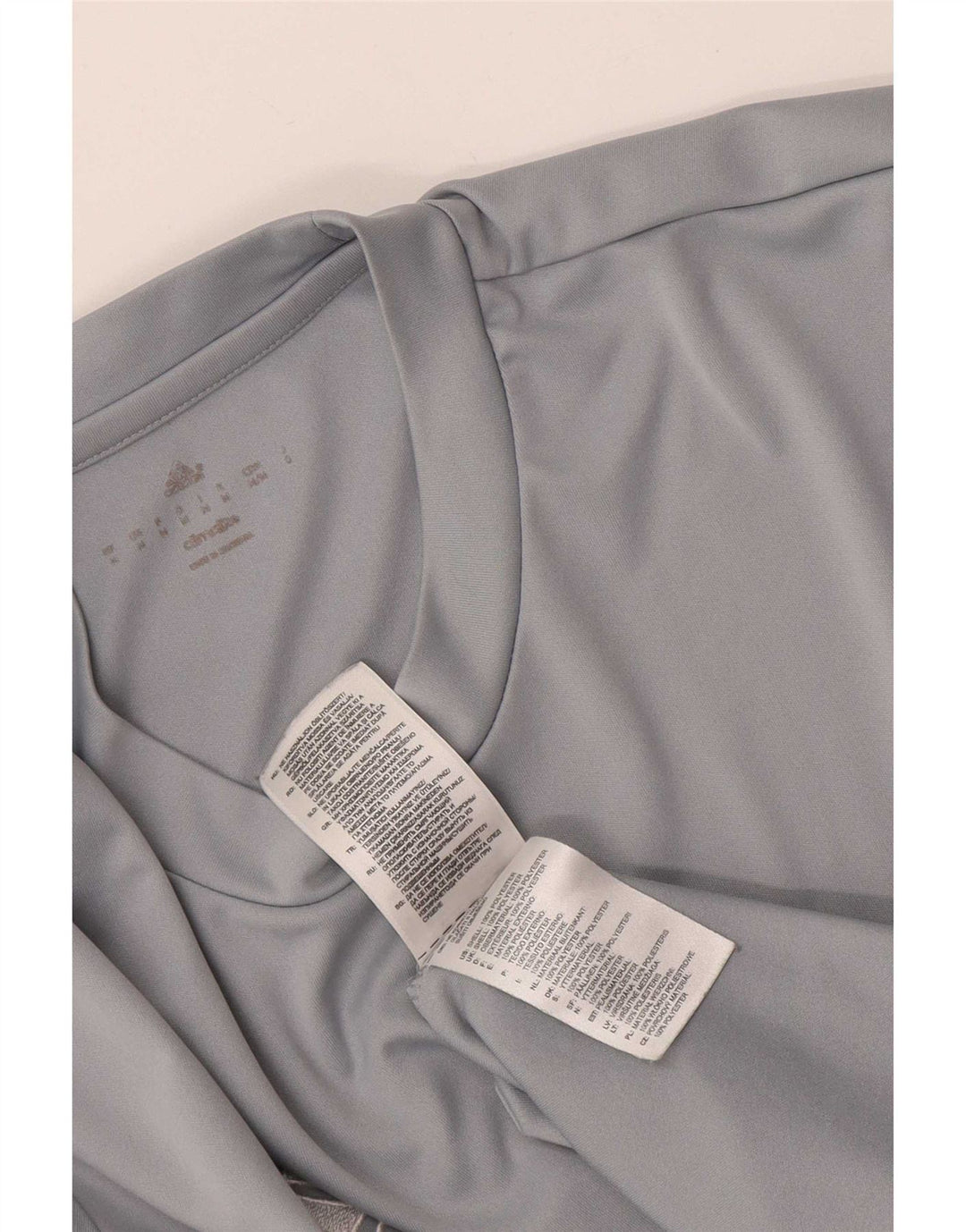 Adidas Herre Climalite T-Shirt Top Medium Grå Polyester