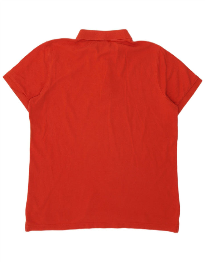 Jeep Herre Polo Shirt Stor Orange Bomuld