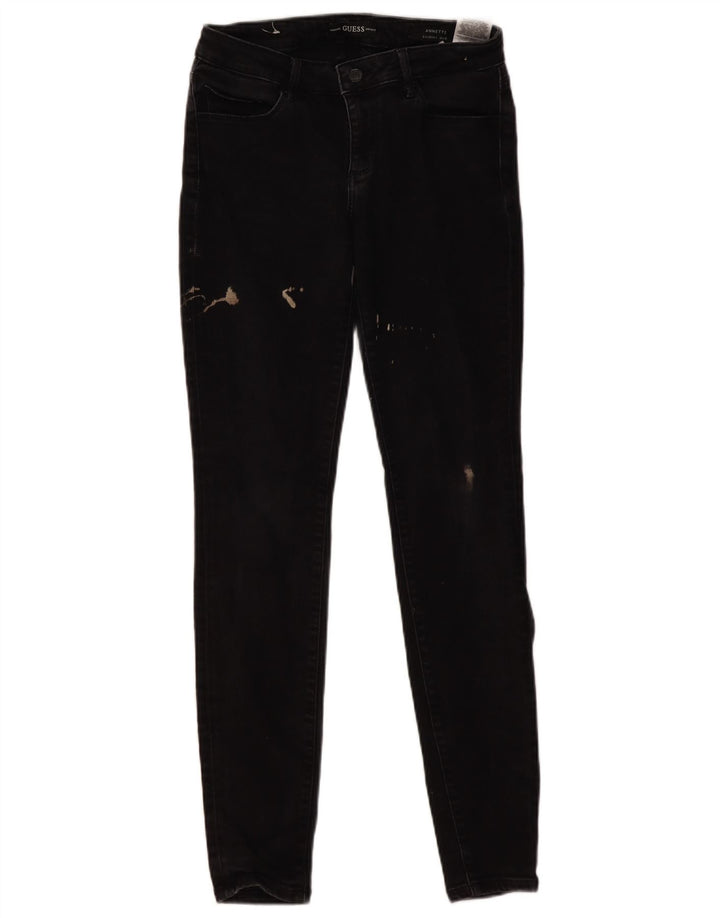 Guess Skinny Jeans til kvinder W29 L31 Sort bomuld