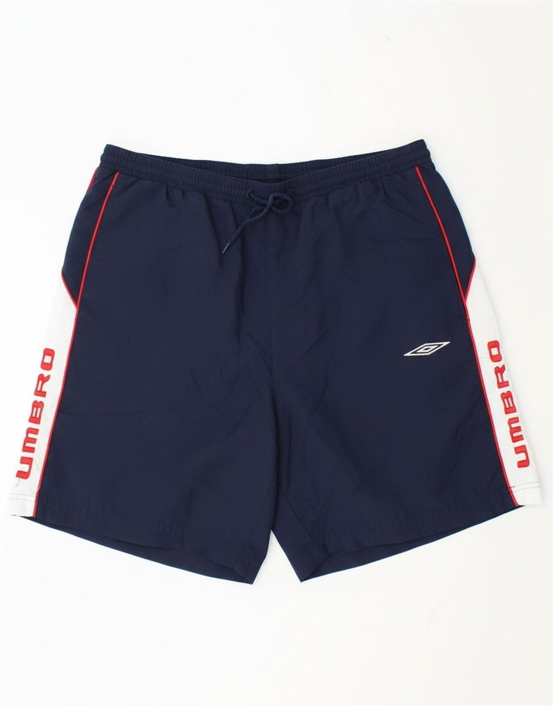 Umbro Herre grafiske sportsshorts Medium Marineblå Colourblock Polyester