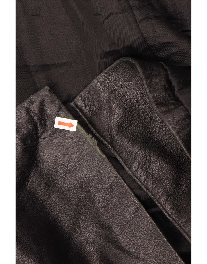 Berkana Herre Læderfrakke IT 52 XL Sort