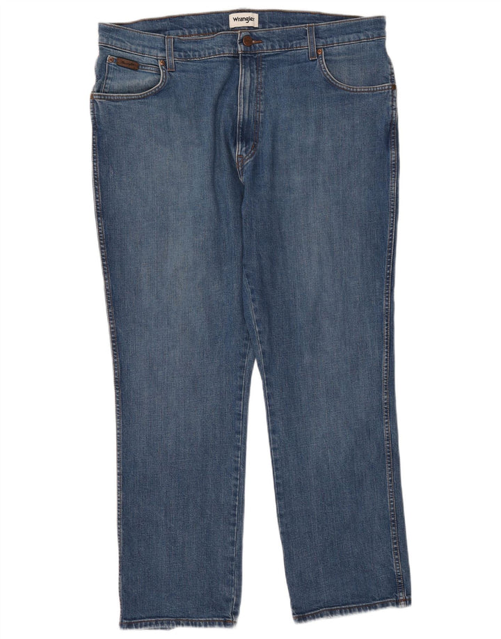 Wrangler Slim Jeans til mænd W40 L30 blå bomuld