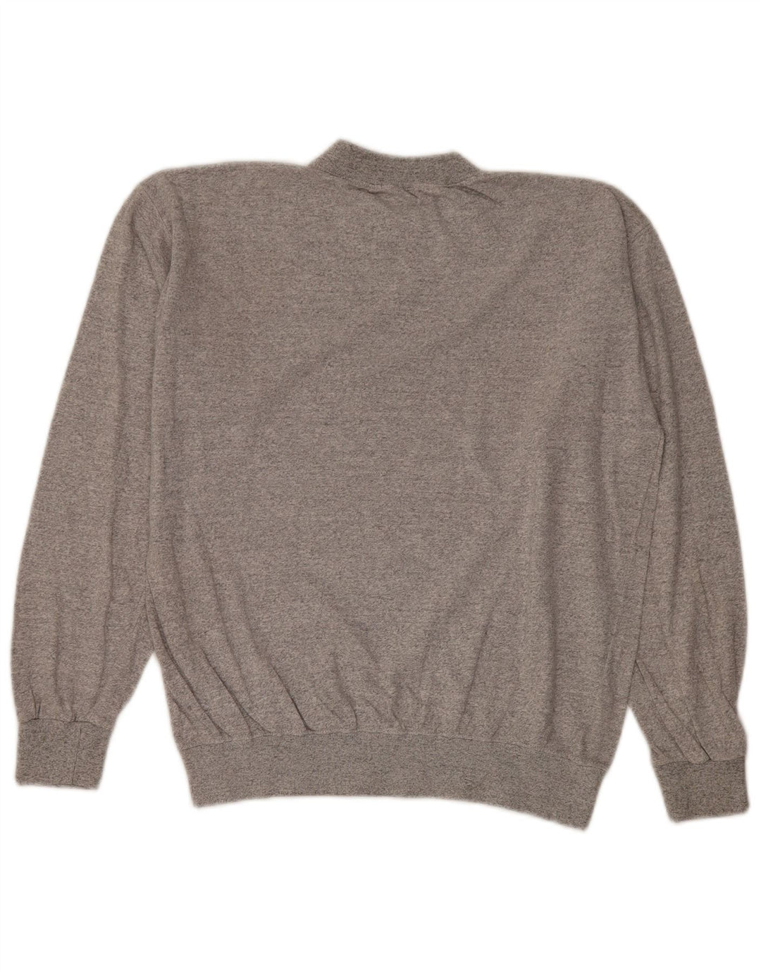 Champion Herre Grafisk Sweatshirt Jumper Large Grå Flecked Bomuld