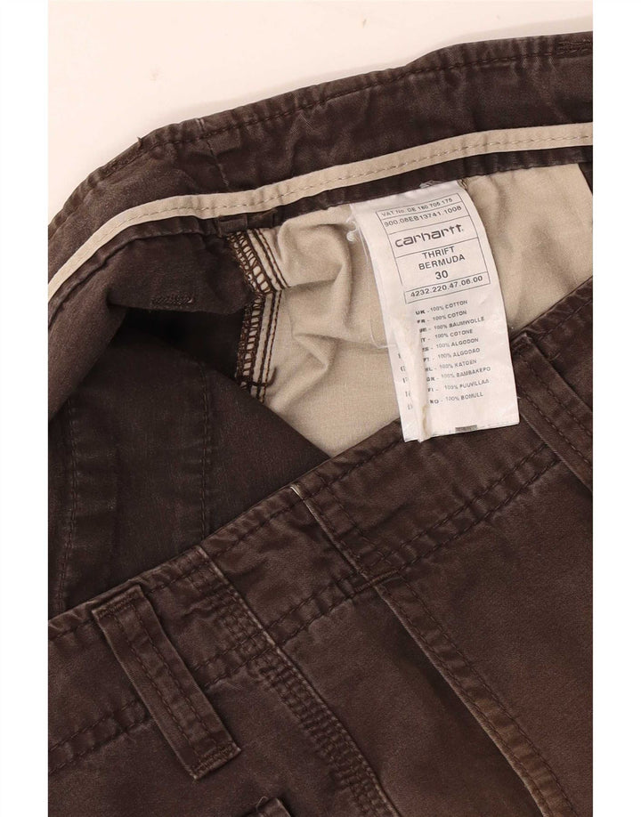 Carhartt Herre Cargo Bermuda Shorts W30 Medium Brun Bomuld
