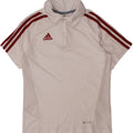 ADIDAS Boys Climacool Polo Shirt 9-10 År Hvid Polyester