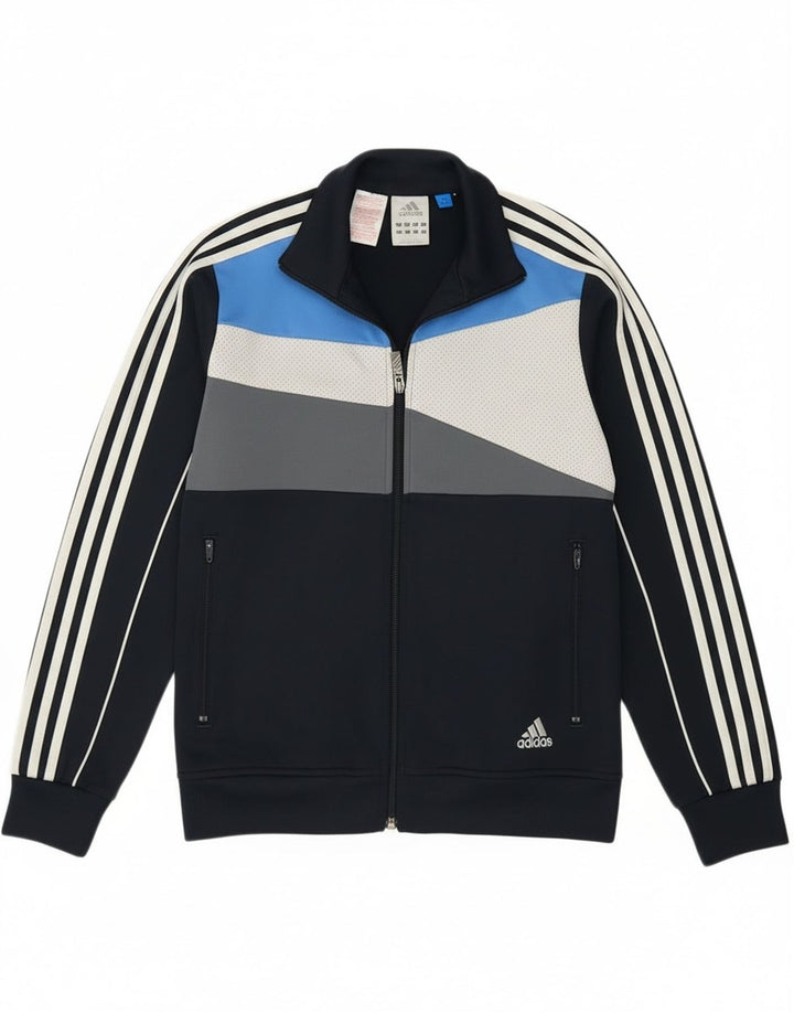 Adidas Træningsdragt Topjakke til drenge 13-14 år Navy Blue Colourblock