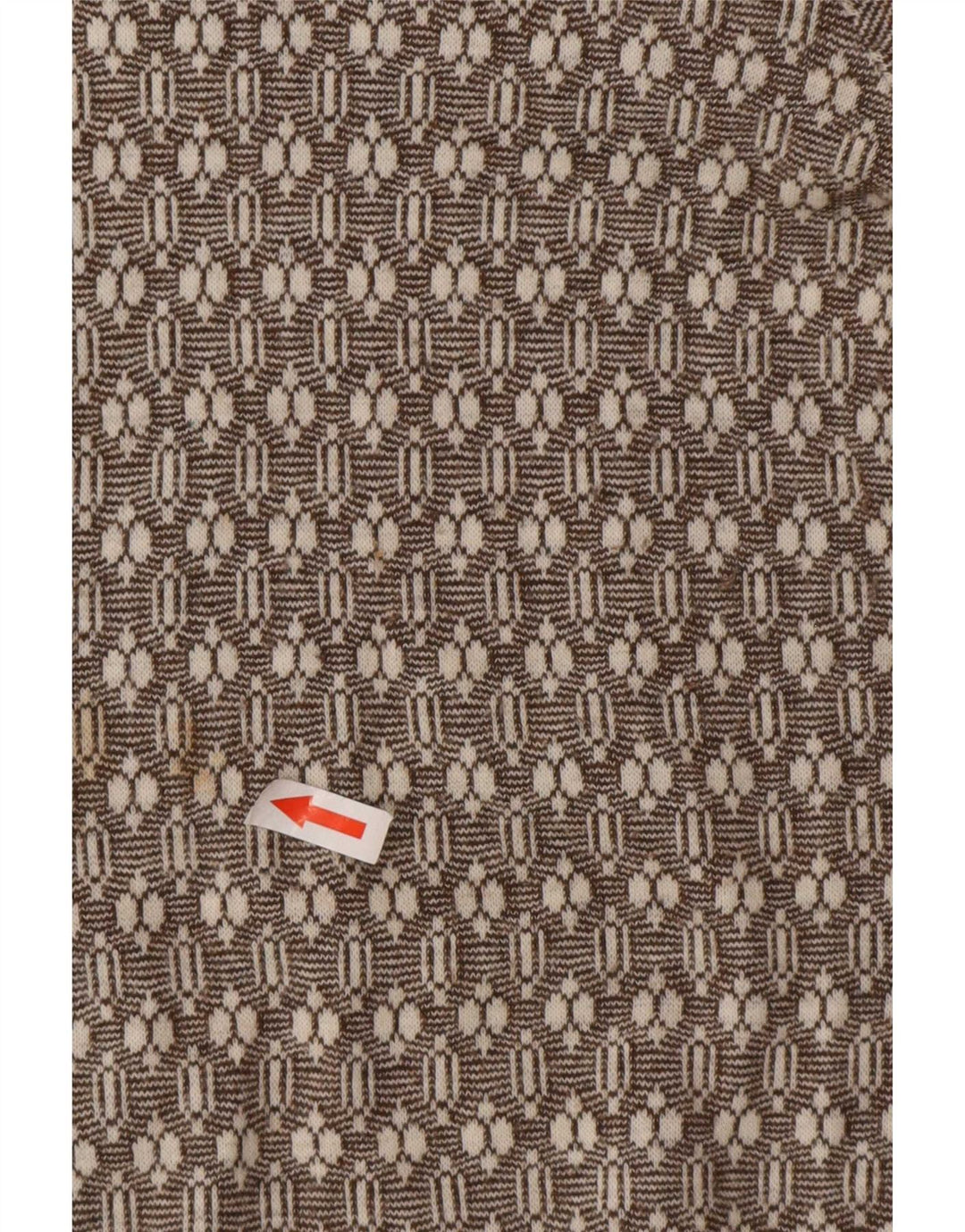 Camber Dame Flanelskjorte UK 16 Stor Brun Geometrisk