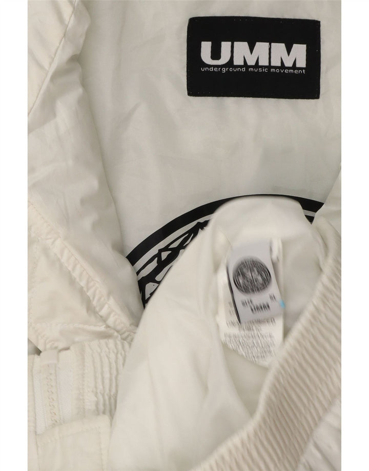 UMM Herre Military Polstret Jakke UK 42 XL Hvid Polyester