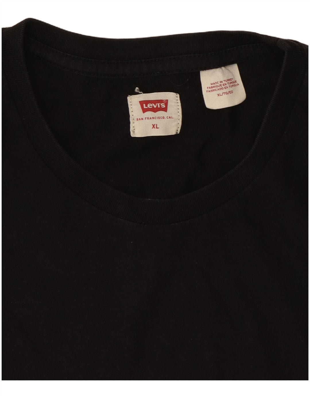 Levi's Herre T-Shirt Top XL Sort