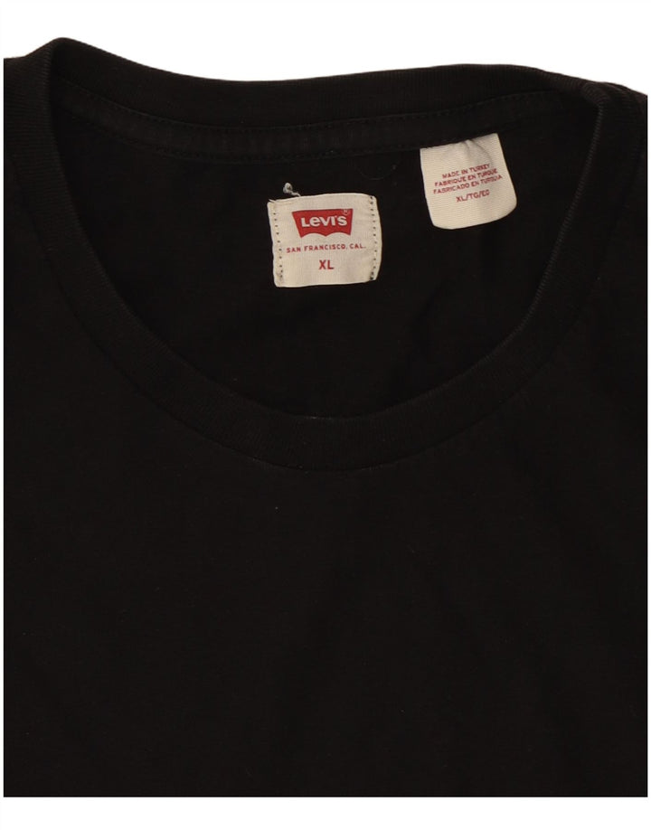 Levi's Herre T-Shirt Top XL Sort
