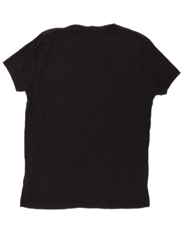 JACK WILLS Herre T-Shirt Top Lille Sort Bomuld
