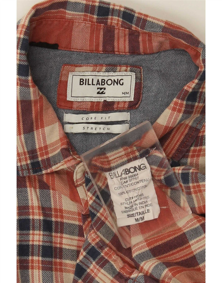 Billabong Herre Core Fit Flanellskjorte Medium rød ternet bomuld