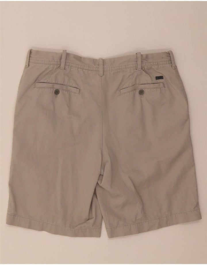 IZOD Mens Chino Shorts W36 Large  Grey Cotton Vintage Izod and Second-Hand Izod from Messina Hembry 