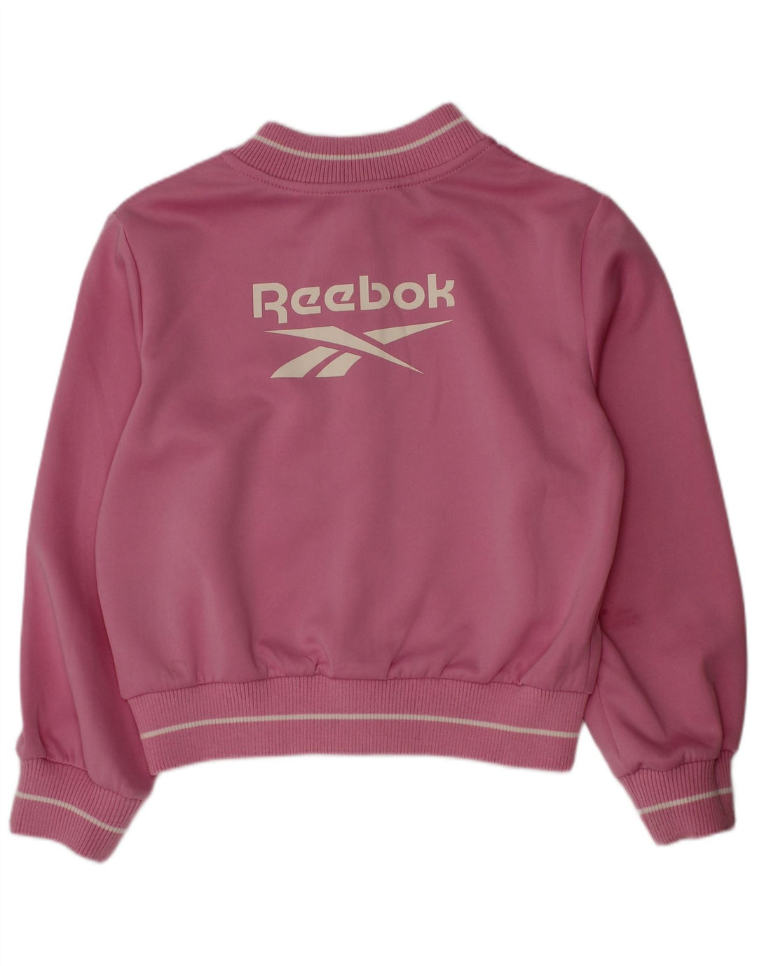 Reebok piger grafisk træningsdragt topjakke 6-7 år Pink Polyester