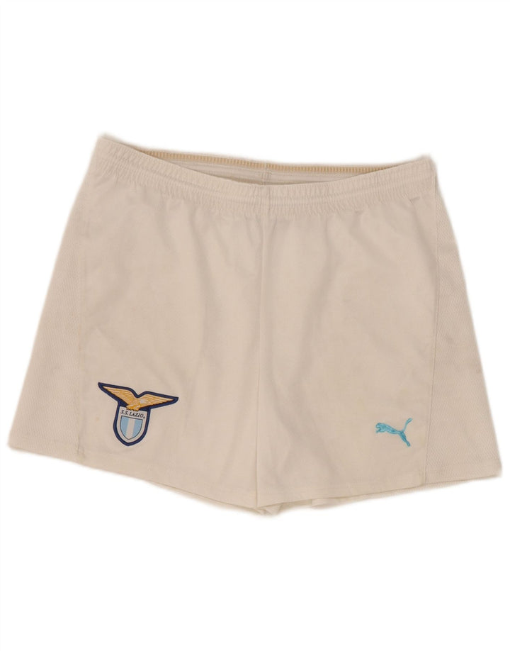 Puma Herre S.S. Lazio sportsshorts store hvide polyester