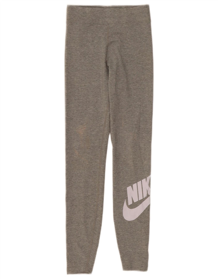 Nike Grafiske Leggings til kvinder UK 6 XS Grå